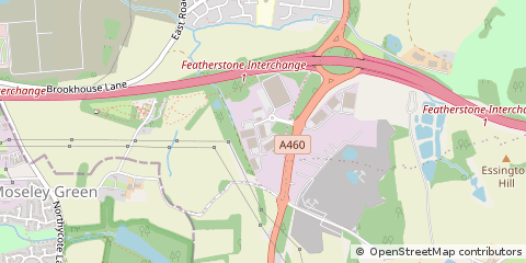 Map of Wolverhampton, West Midlands