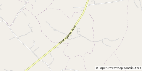 Map of Maghera, County Londonderry