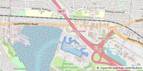 Map of Portsmouth, Hants