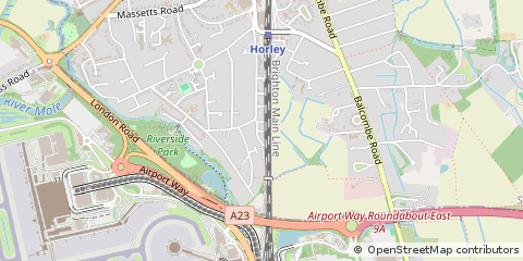 Map of Horley