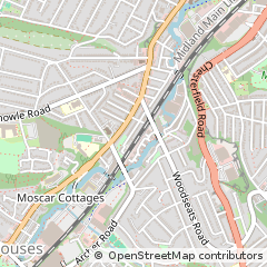 Map of Sheffield, South Yorkshire