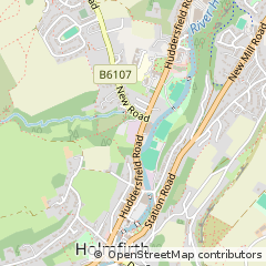 Map of Holmfirth