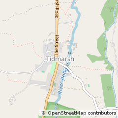 Map of Tidmarsh, Berkshire