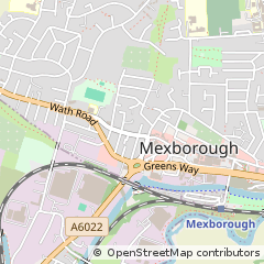 Map of Mexborough, South Yorkshire