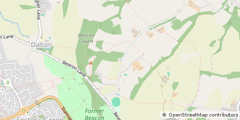 Map of Dalton, Lancashire