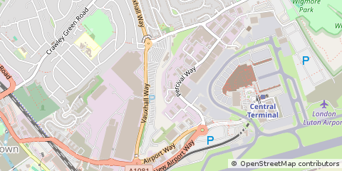 Map of Luton