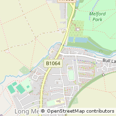 Map of Sudbury, Suffolk