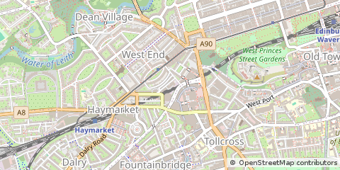 Map of Edinburgh