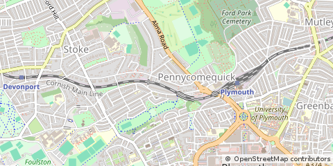 Map of Plymouth
