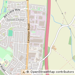 Map of Lutterworth, Leicestershire