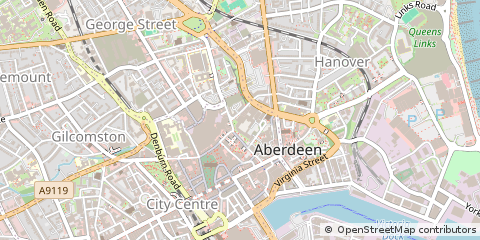 Map of Aberdeen