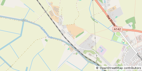 Map of Soham, ELY