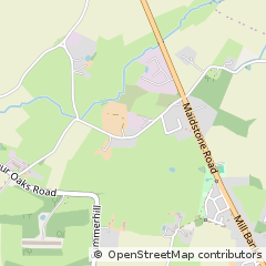 Map of Headcorn, Kent