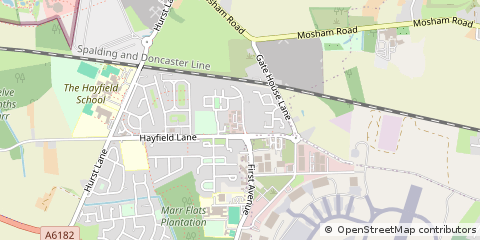 Map of Doncaster