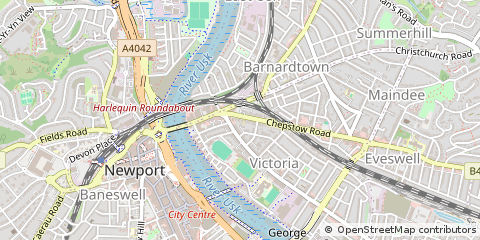 Map of Newport