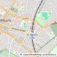Map of ST. Albans, Hertfordshire