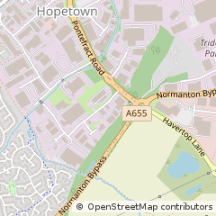 Map of Normanton, West Yorkshire