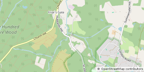 Map of Crowborough, East Sussex