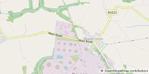 Map of Milford Haven, Pembrokeshire