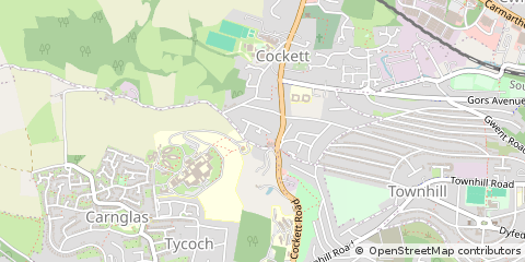 Map of Swansea
