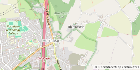 Map of Waterlooville, Hampshire