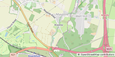 Map of Kent
