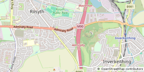Map of Rosyth