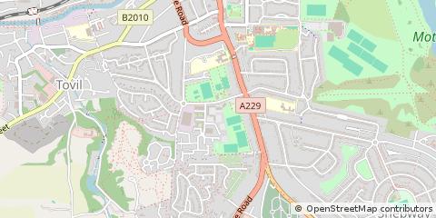 Map of Maidstone, Kent