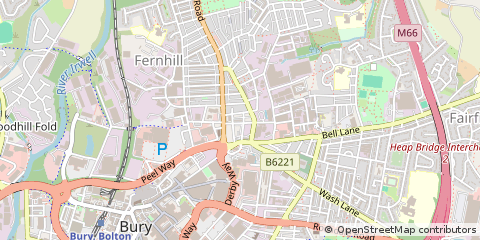 Map of Bury