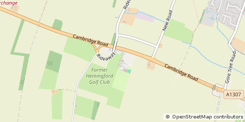 Map of Huntingdon, Cambridgeshire