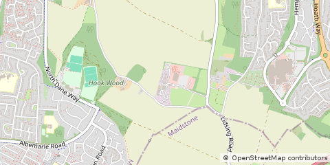 Map of Gillingham, Kent