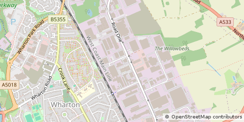 Map of Winsford, Cheshire