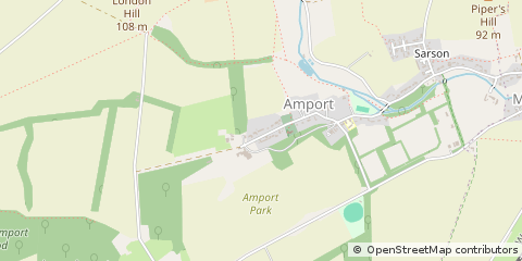 Map of Andover, Hampshire