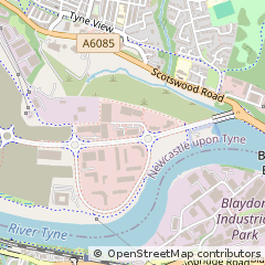 Map of Newcastle, Newcastle upon Tyne