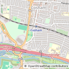 Map of Cosham, Portsmouth