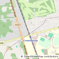 Map of Crowthorne