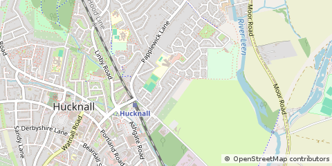 Map of Nottinghamshire
