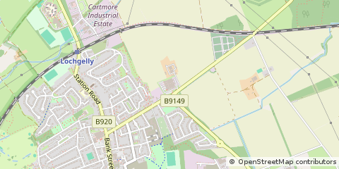Map of Auchterderran Road, Lochgelly, KY5 9HF