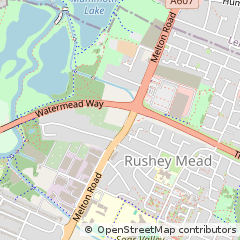Map of Leicester