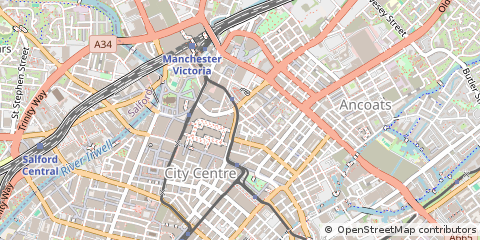 Map of Manchester