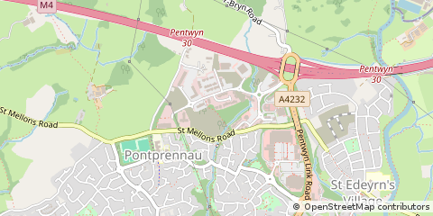 Map of Cardiff