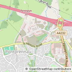 Map of Cardiff