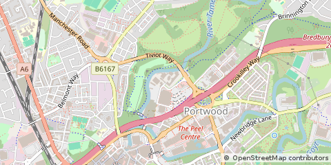 Map of Stockport