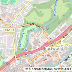 Map of Stockport
