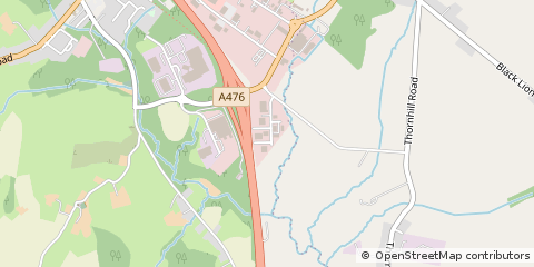 Map of Cross Hands, Carmarthenshire