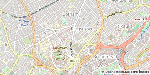 Map of Bristol