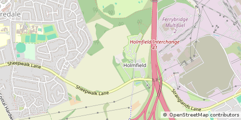 Map of Knottingley, West Yorkshire