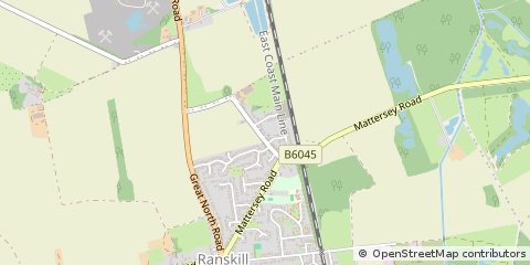 Map of Retford, Nottinghamshire