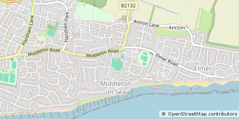 Map of Bognor Regis, West Sussex
