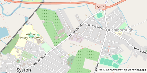 Map of Leicester